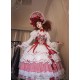 Hinana Queena Alice In Dreamland Tea Party Top and Skirt Sets(Reservation/4 Colours/Full Payment Without Shipping)